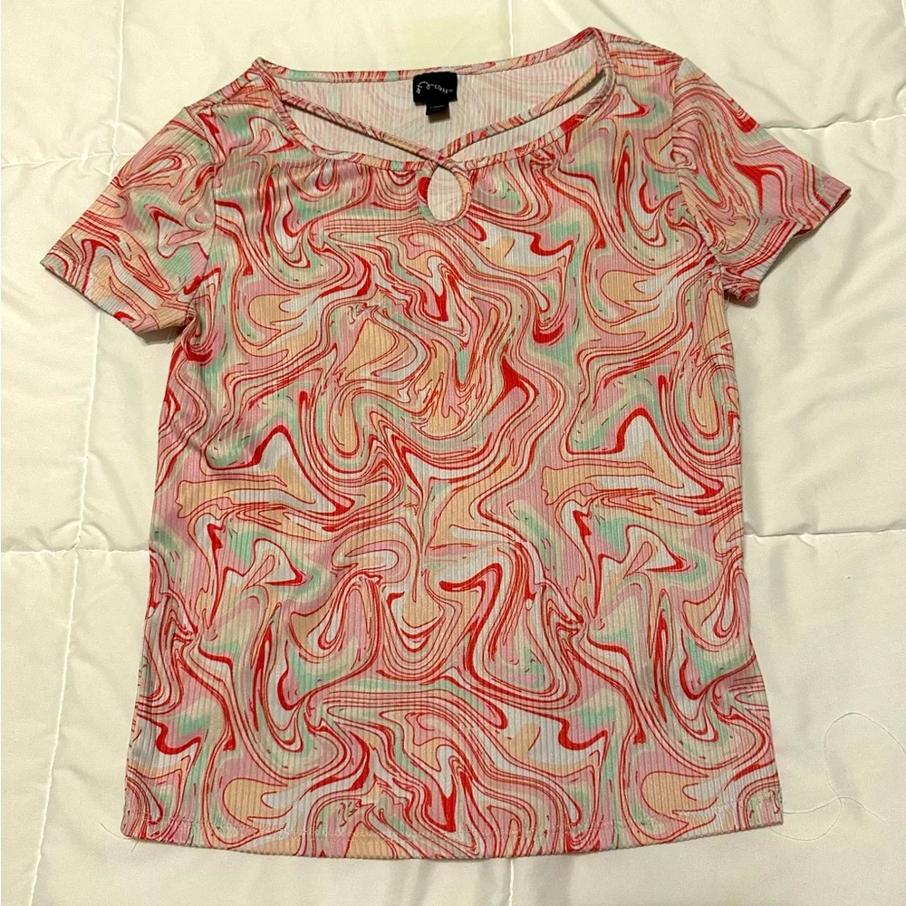 Girls patterned Top - Picture 1 of 5